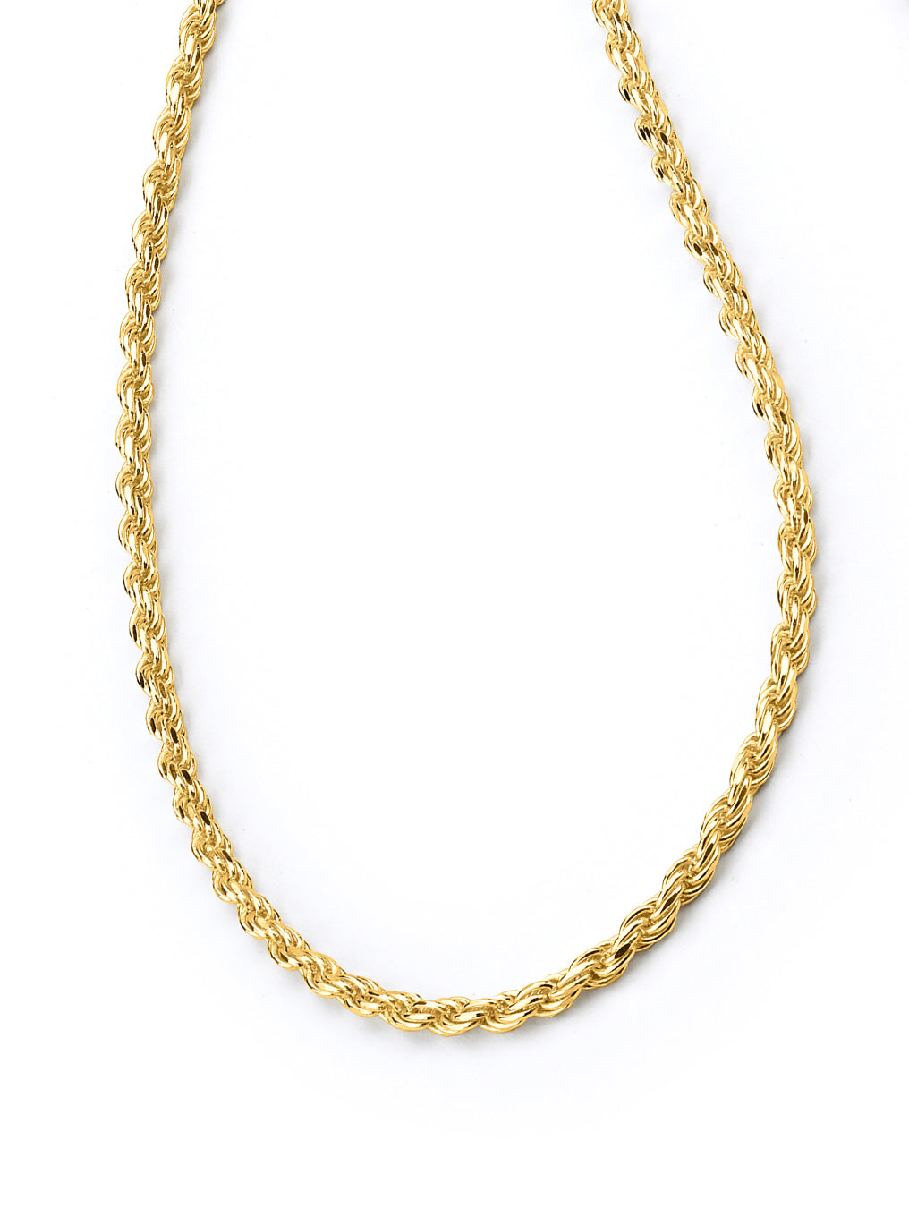 Sterling Silver Mm Gold Rope Chain 14K Gold Sterling Silver 925