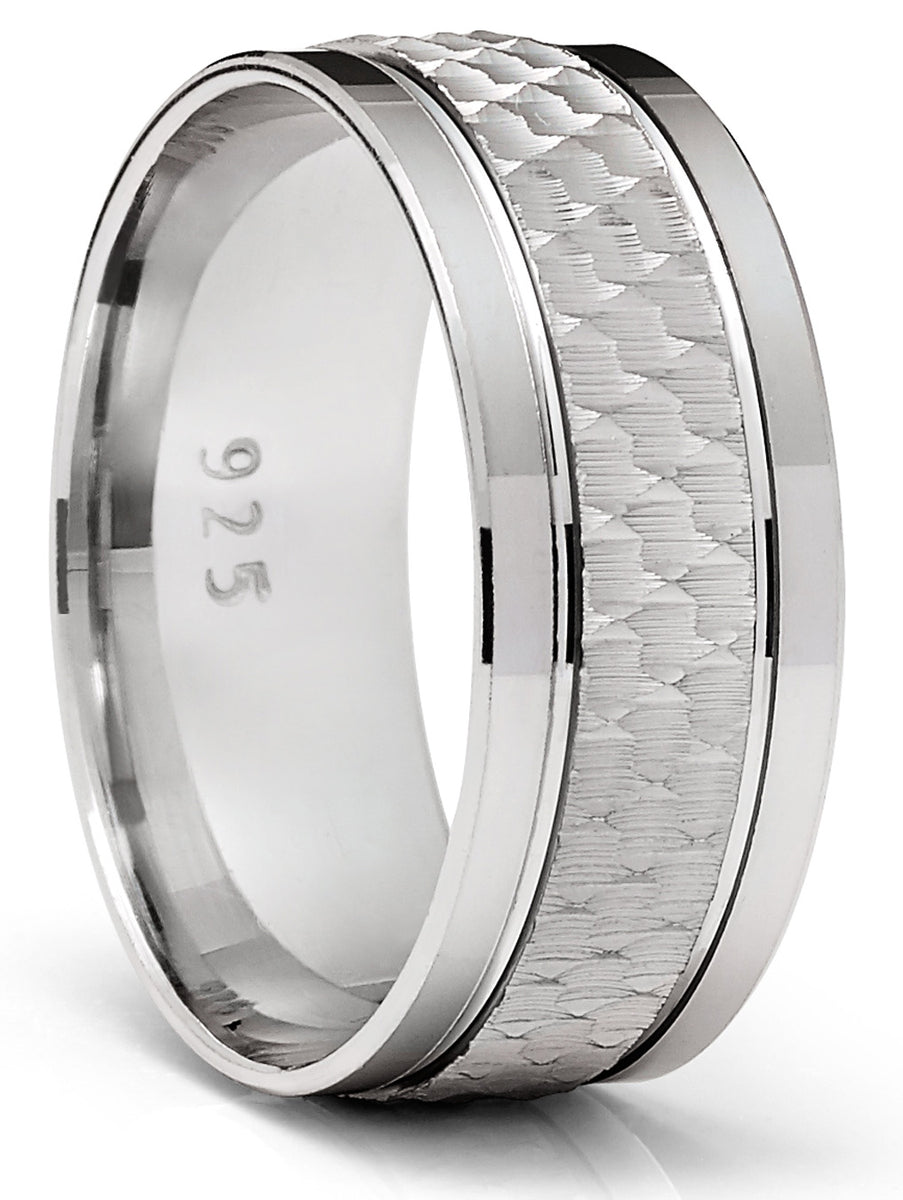 Atlantis Ring (Anillo Atlante) In 970 Silver - 6mm Wide, 2mm