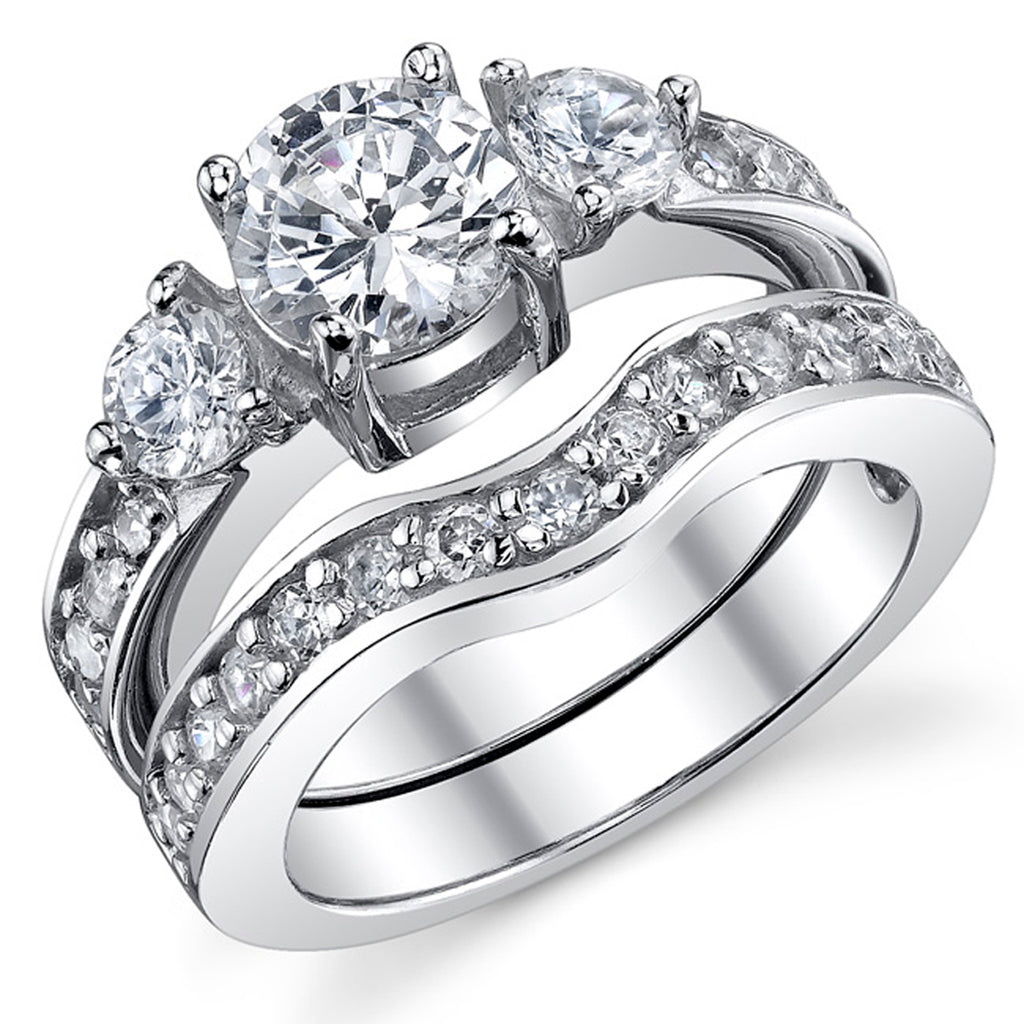 925 Sterling Silver Princess Wish Ring Set With Clear CZ Princess Diamond  Ring In Original Pandora Box Perfect For Weddings And Special Occasions For  Women And Girls From Planb, $9.98 | DHgate.Com