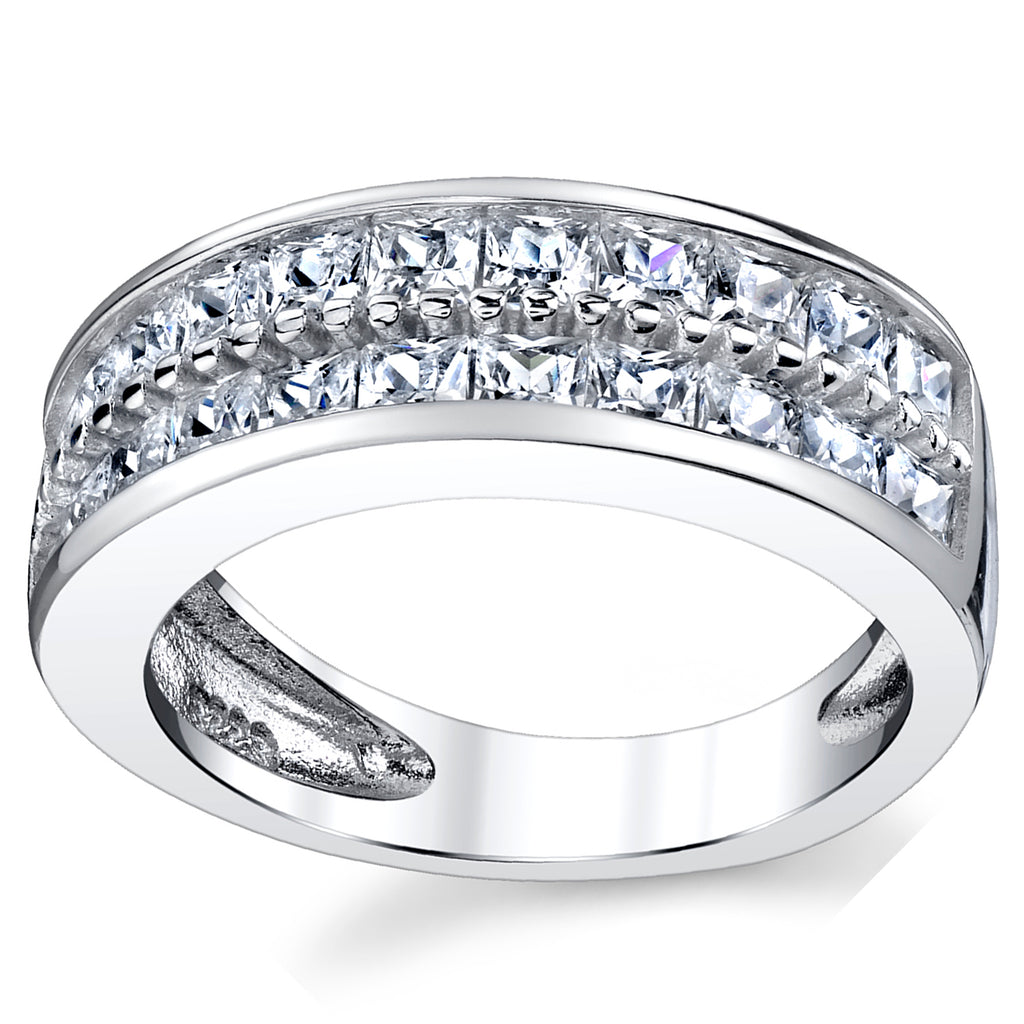 Mens Silver Classic Tungsten Wedding Ring - Widths 6mm-8mm – Northern  Royal, LLC
