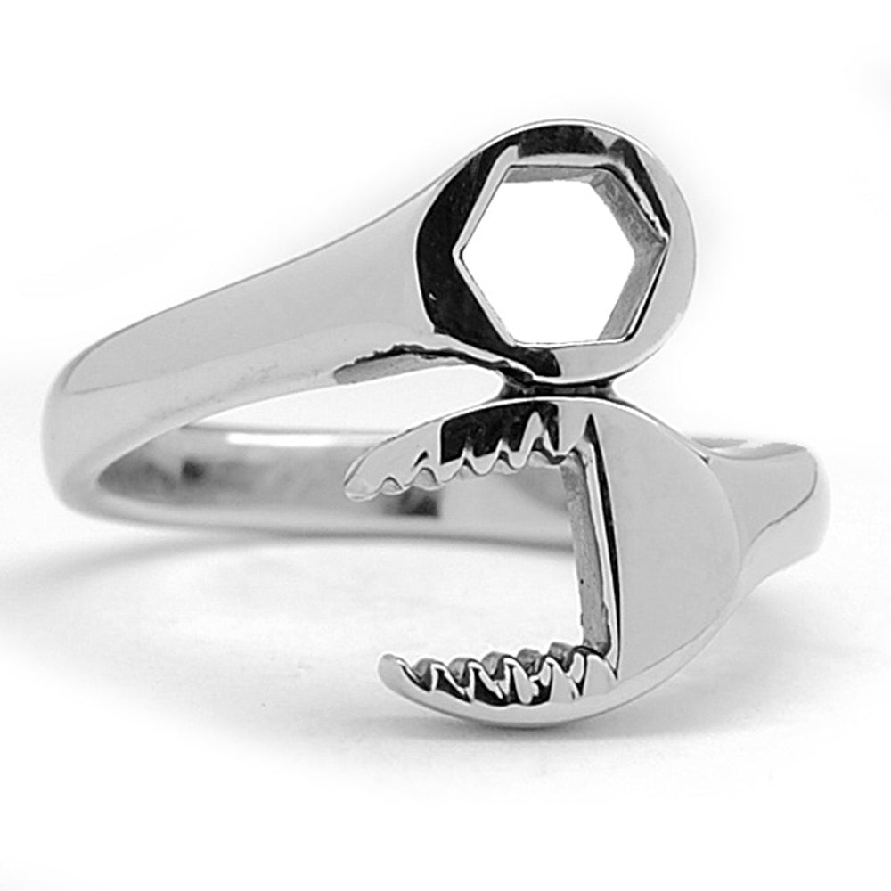 Women's Ladies Casted Stainless Steel Combination Wrench Ring Sizes 5-9