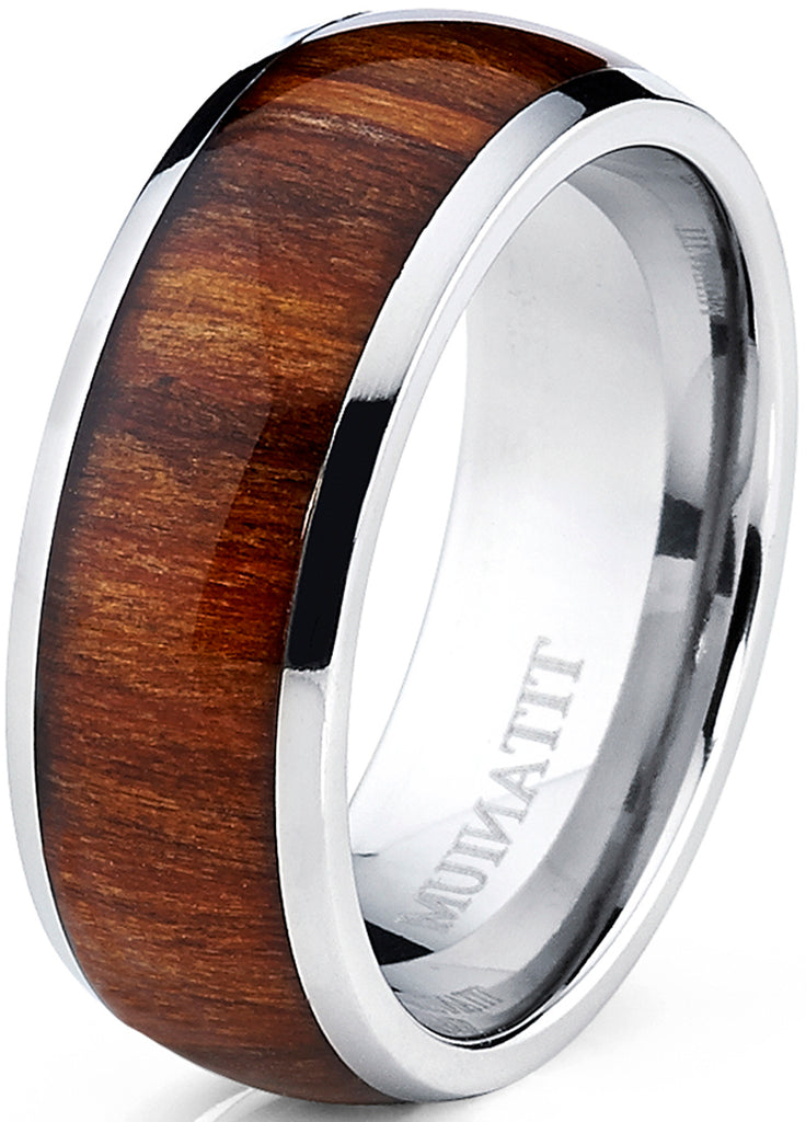 Wood Ring, Wood Wedding Band, Wooden Ring, Mens Wedding Band, 18k Gold  Inlay Ring, Wood Ring for Men, Gold Inlay Ring, 18 Karat Gold Ring