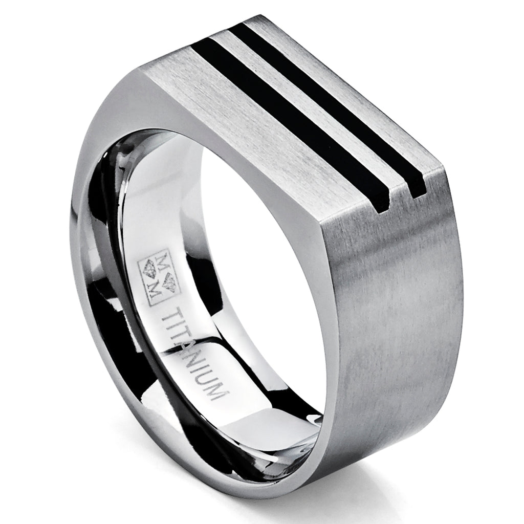 Mens Pinky Rings Silver Rings for Men 8mm Matte Silver Signet Ring Men  Anniversary / Promise Ring Pinky Rings, Steel Men Jewelry UK - Etsy