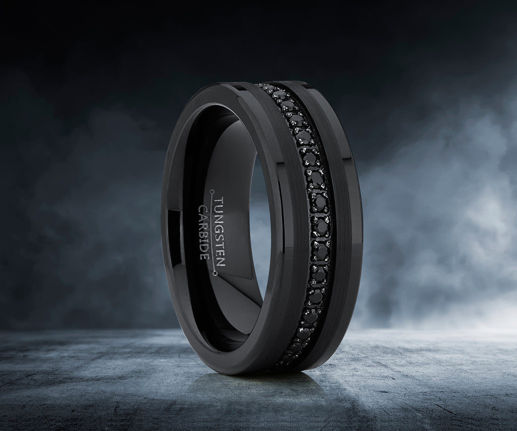 ON SALE, Affordable Men's Tungsten Carbide Rings