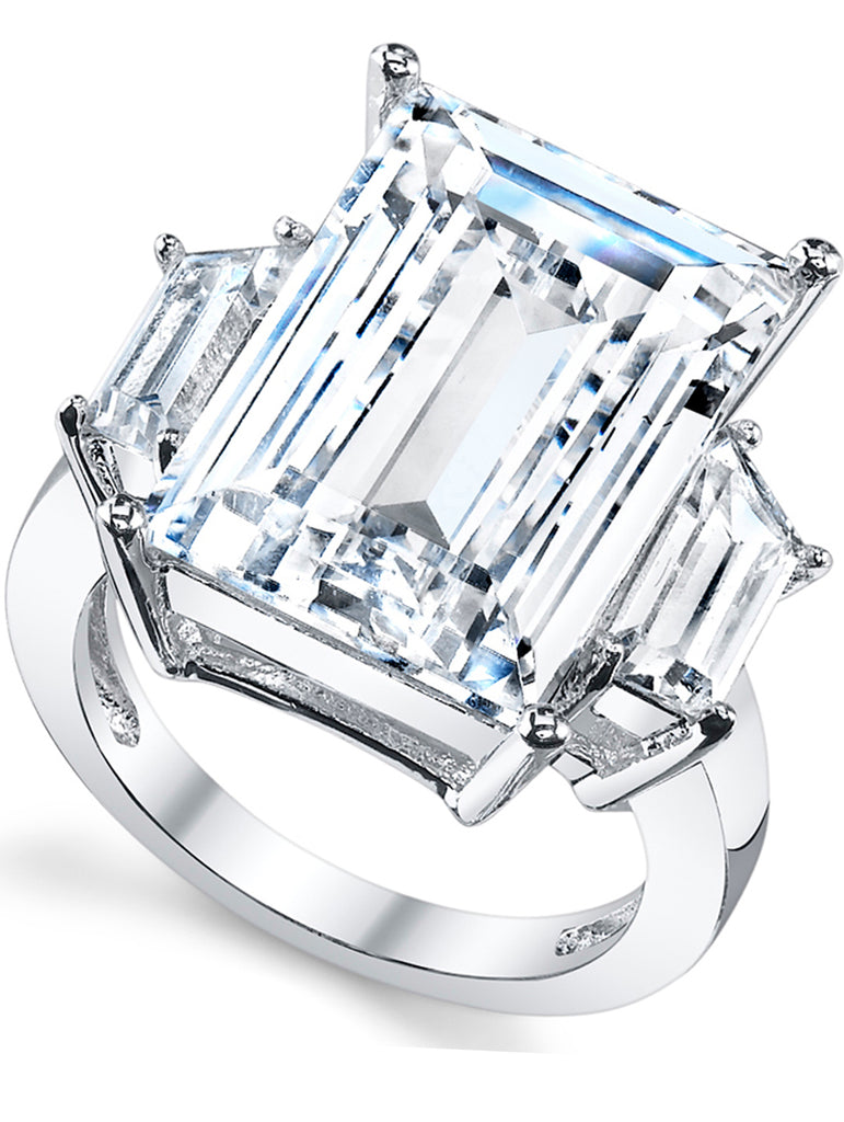 Kim kardashian clearance emerald cut ring