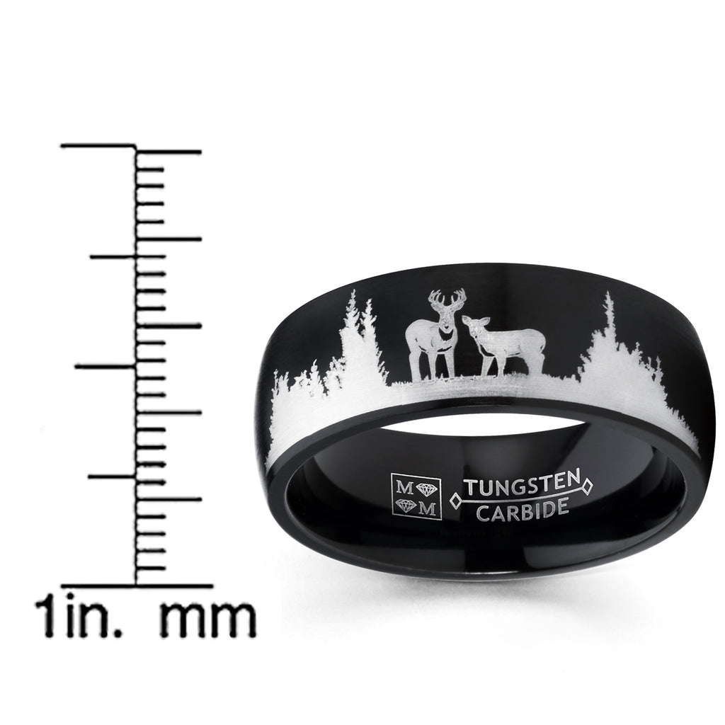 High quality mens wedding band (hunting theme)