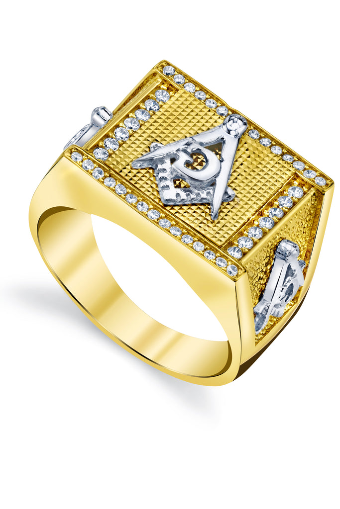 Masonic Ring Men Signet Silver Rings Freemason Ring Master Mason Ring G —  Discovered