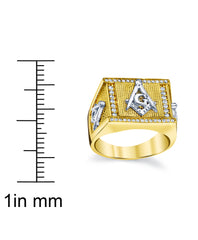 Masonic Ring Men Signet Silver Rings Freemason Ring Master Mason Ring G —  Discovered