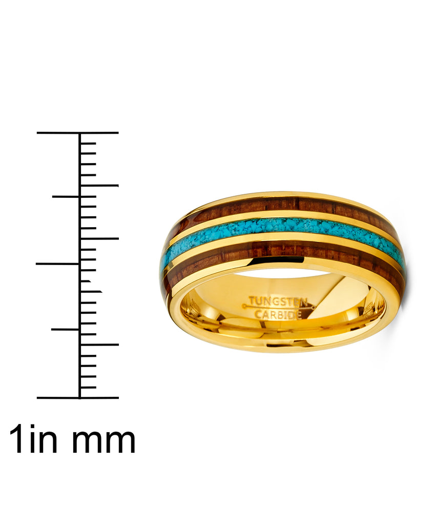 Buy AAAA Sleeping Beauty Turquoise 2.28 Carats 11x9mm in 14K Yellow Gold  Bezel Set Ring. 0261 Online in India - Etsy